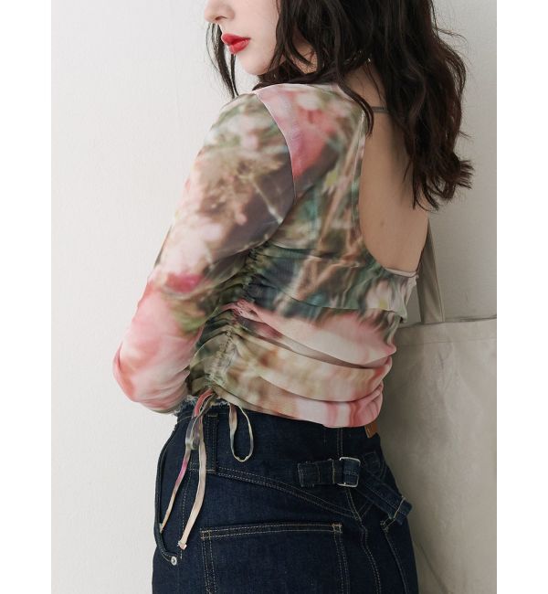 jouetie「フォトプリントシアートップス【セットアップ対応】」|Tシャツ・カットソー|