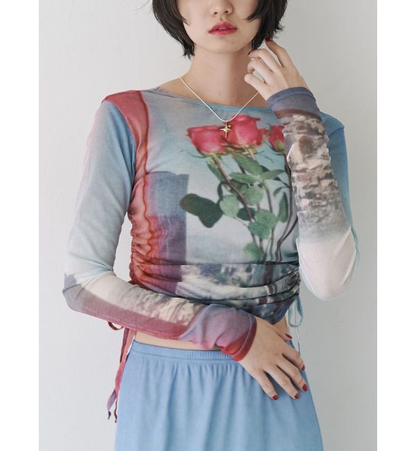 jouetie「フォトプリントシアートップス【セットアップ対応】」|Tシャツ・カットソー|