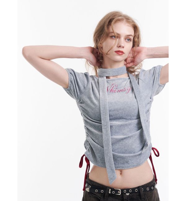 jouetie「ベロアチョーカートップス」|Tシャツ・カットソー|