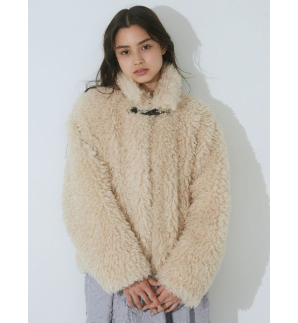 merry jenny「poodle collar fakefur coat」|その他|