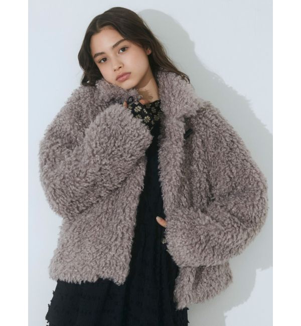 merry jenny「poodle collar fakefur coat」|その他|