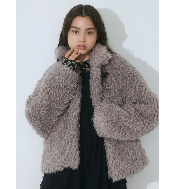 merry jenny「poodle collar fakefur coat」|その他|