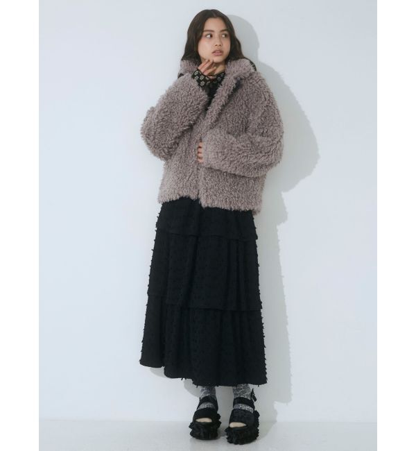 merry jenny「poodle collar fakefur coat」|その他|