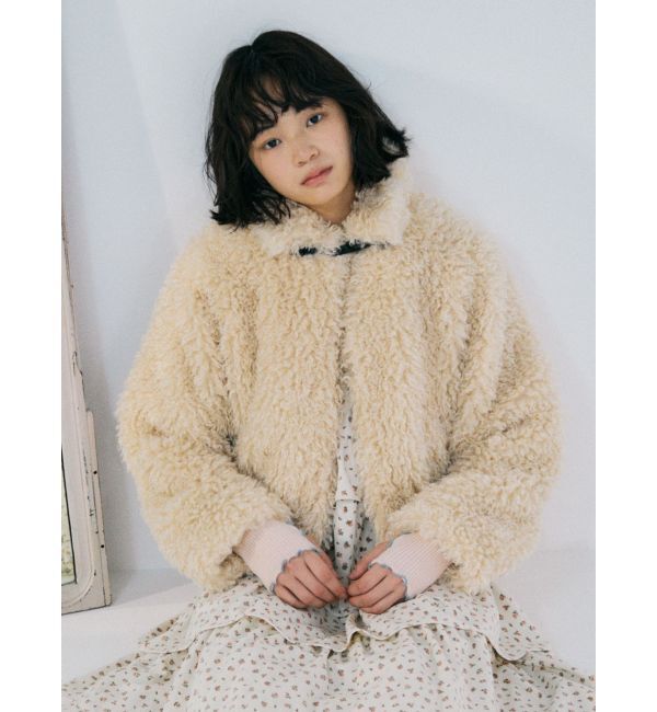 merry jenny「poodle collar fakefur coat」|その他|