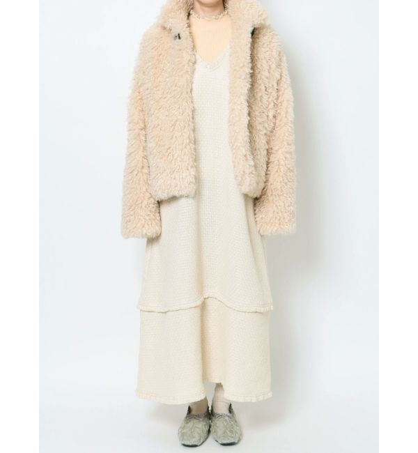 merry jenny「poodle collar fakefur coat」|その他|