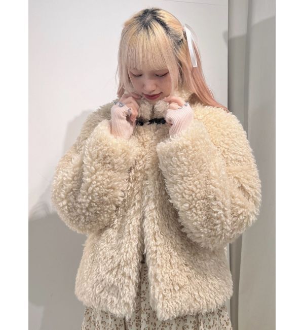 merry jenny「poodle collar fakefur coat」|その他|