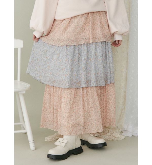 merry jenny「petit flowerティアードスカート」|スカート|