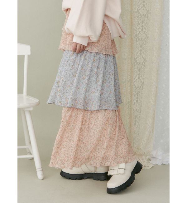 merry jenny「petit flowerティアードスカート」|スカート|
