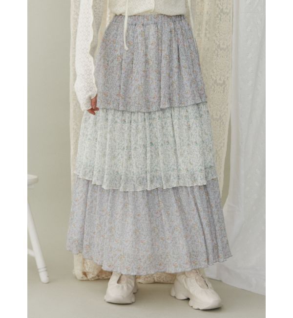 merry jenny「petit flowerティアードスカート」|スカート|