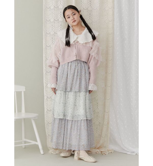 merry jenny「petit flowerティアードスカート」|スカート|