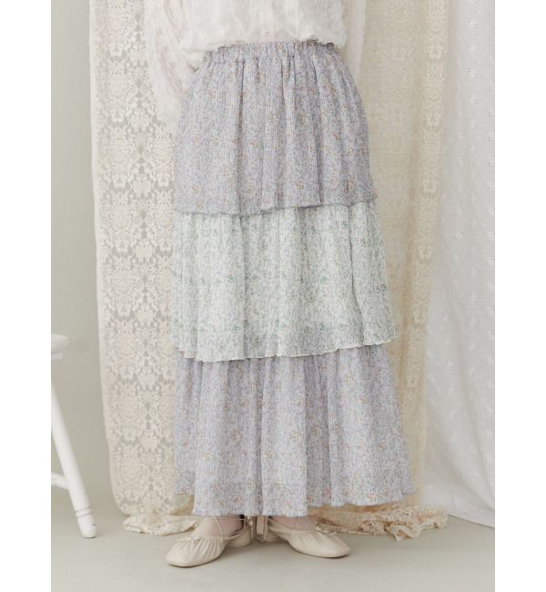 merry jenny「petit flowerティアードスカート」|スカート|