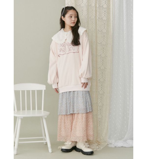 merry jenny「petit flowerティアードスカート」|スカート|