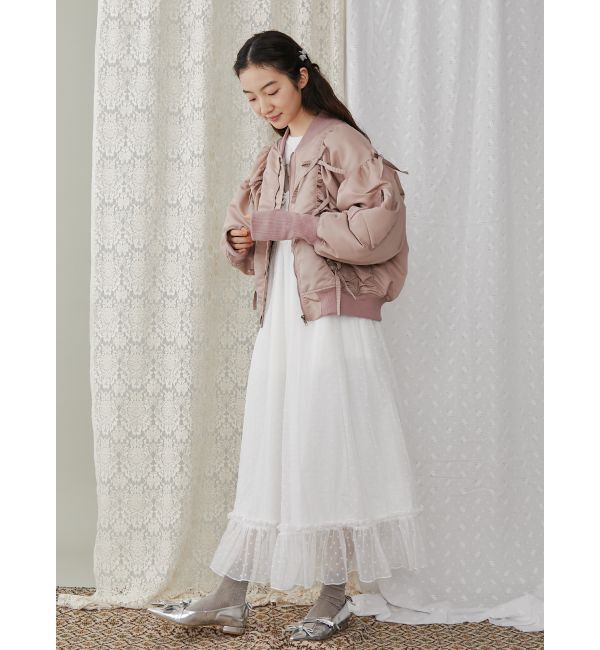 merry jenny「ribbon ribbon MA-1」|ミリタリージャケット|