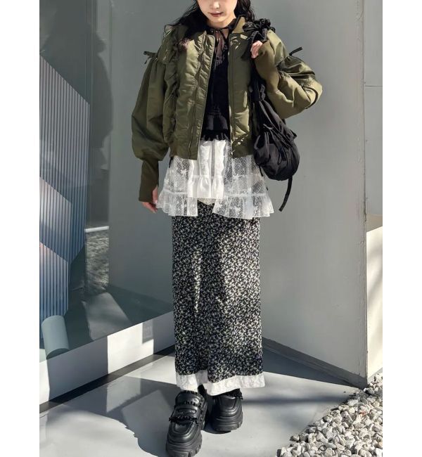 merry jenny「ribbon ribbon MA-1」|ミリタリージャケット|