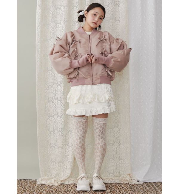 merry jenny「ribbon ribbon MA-1」|ミリタリージャケット|