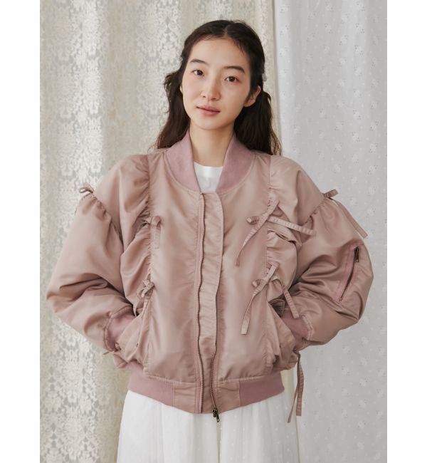 merry jenny「ribbon ribbon MA-1」|ミリタリージャケット|