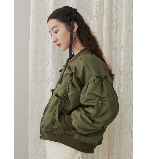 merry jenny「ribbon ribbon MA-1」|ミリタリージャケット|