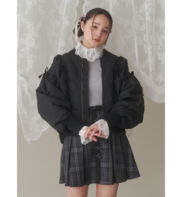 merry jenny「ribbon ribbon MA-1」|ミリタリージャケット|