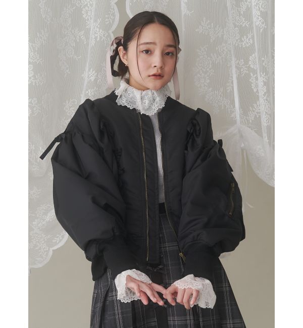 merry jenny「ribbon ribbon MA-1」|ミリタリージャケット|