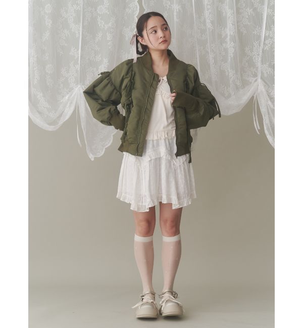merry jenny「ribbon ribbon MA-1」|ミリタリージャケット|