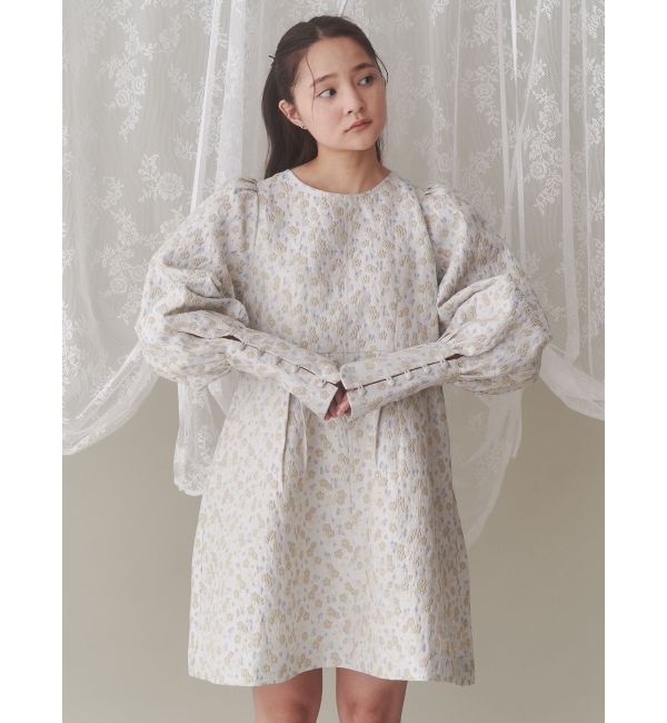merry jenny「ジャガードフレアミニワンピース」|ワンピース|