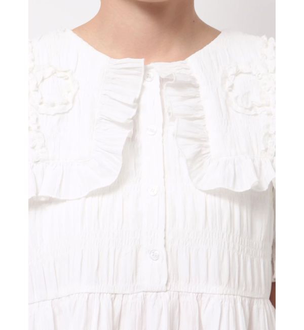 merry jenny「くるくるフリルカラーミニワンピース」|ワンピース|