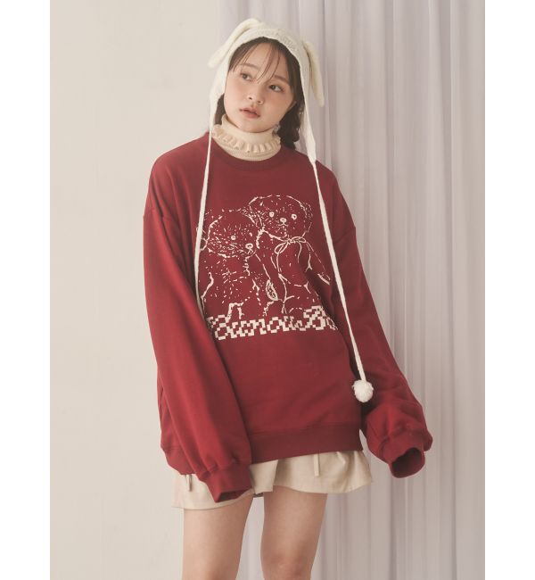 merry jenny「Nounou Bearスウェット」|スウェット・ジャージ|