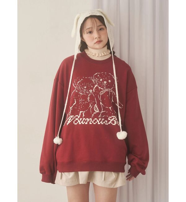 merry jenny「Nounou Bearスウェット」|スウェット・ジャージ|