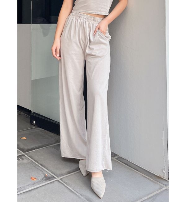 GYDA「ブリーチワイドパンツ」|その他|アイボリー