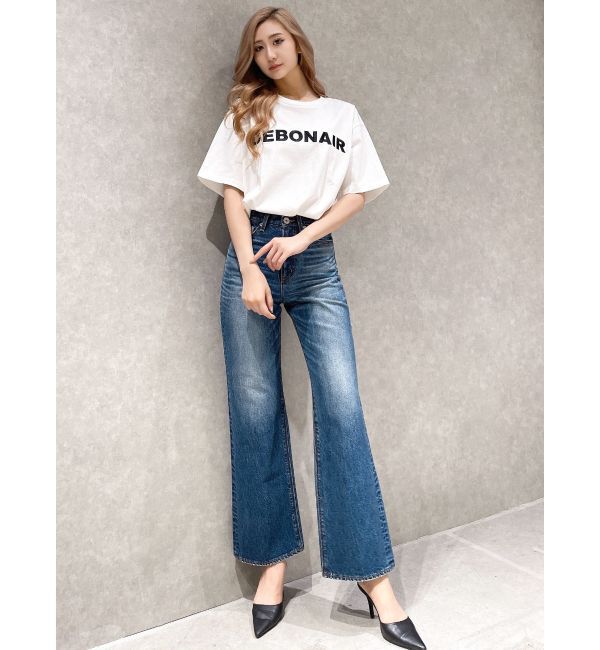 GYDA「ハイウエスト HIGH-END WIDEデニムパンツ」|デニム|