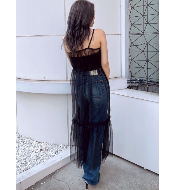 GYDA「ハイウエスト HIGH-END WIDEデニムパンツ」|デニム|