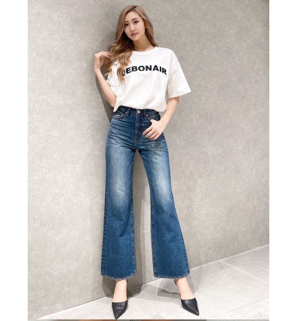 GYDA「ハイウエスト HIGH-END WIDEデニムパンツ」|デニム|