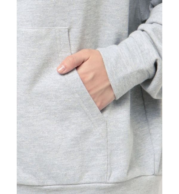 GYDA「BACK GYDAラインストーンラメパーカー」|カーディガン|