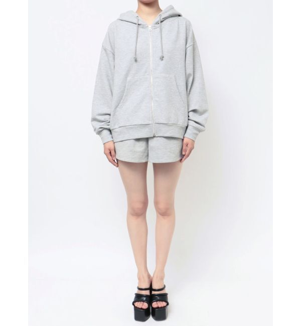 GYDA「BACK GYDAラインストーンラメパーカー」|カーディガン|