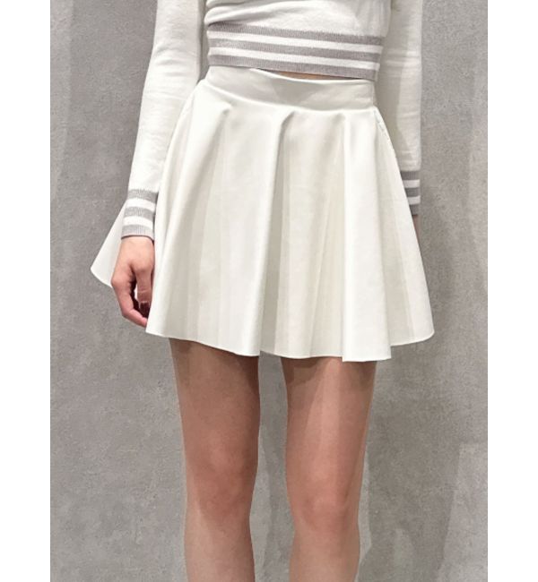 GYDA「レースラインフレアミニスカートライクショートパンツ【SETUP着用可】」|スカート|オフホワイト