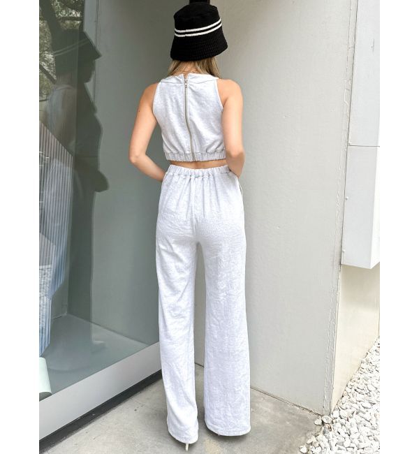 GYDA「バックZIPテレコロンパース」|オールインワン|