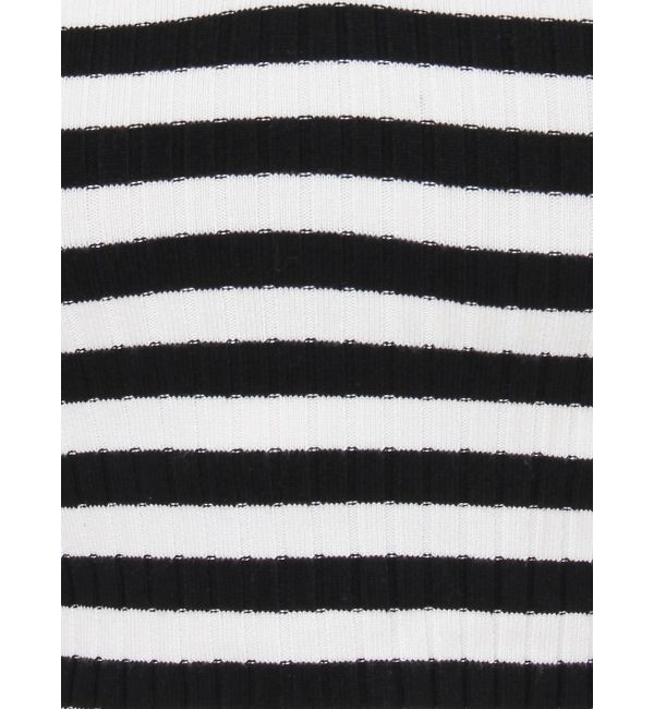 GYDA「BACK OPENハーフスリーブPOLOニットトップス」|ニット・セーター|