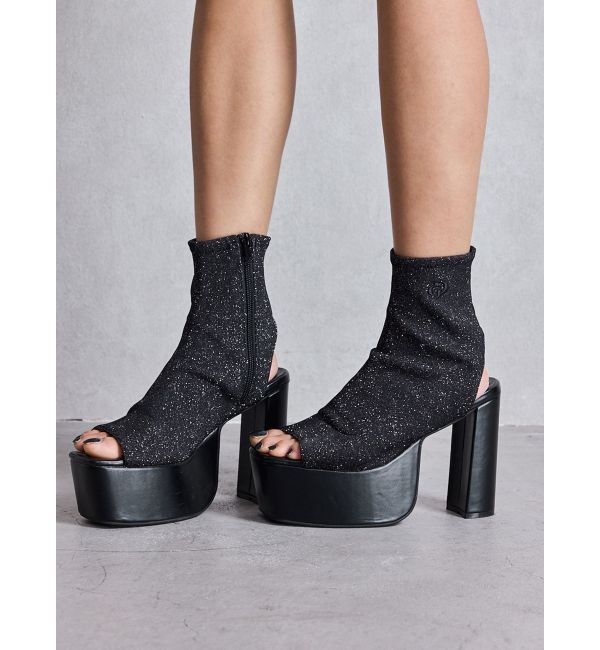 GYDA「GD GLITTERブーツサンダル」|サンダル|