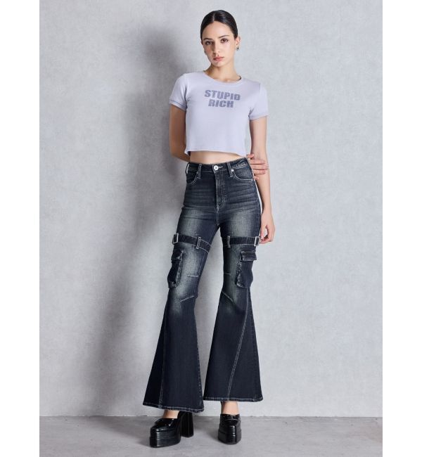 GYDA「STUPID RICH STONEショートTシャツ」|Tシャツ・カットソー|