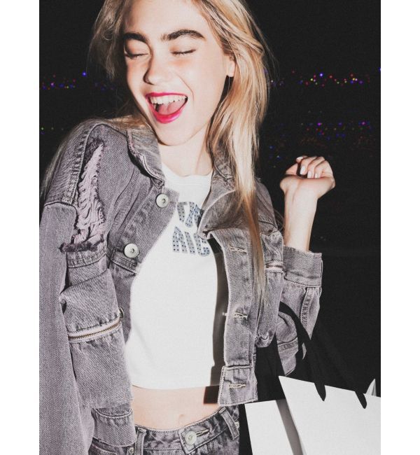 GYDA「STUPID RICH STONEショートTシャツ」|Tシャツ・カットソー|