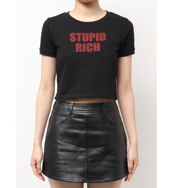 GYDA「STUPID RICH STONEショートTシャツ」|Tシャツ・カットソー|