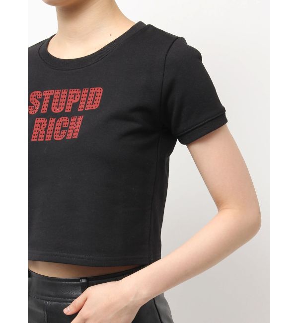 GYDA「STUPID RICH STONEショートTシャツ」|Tシャツ・カットソー|