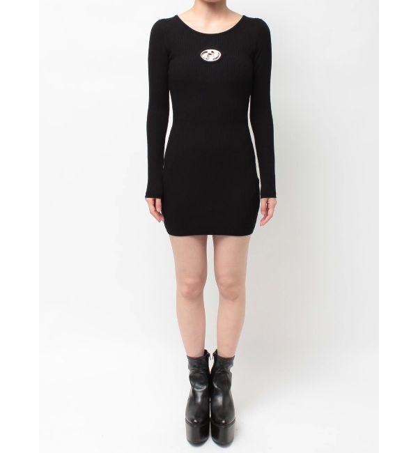 GYDA「GD bijou MOLDニットワンピース」|ワンピース|