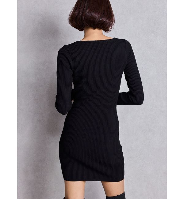 GYDA「GD bijou MOLDニットワンピース」|ワンピース|