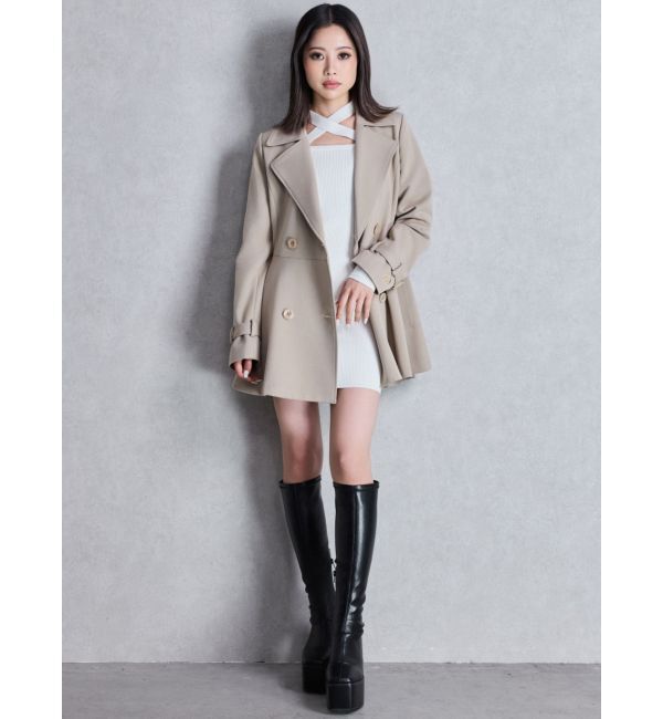 GYDA「ストレッチチャンキーブーツ」|ロングブーツ|