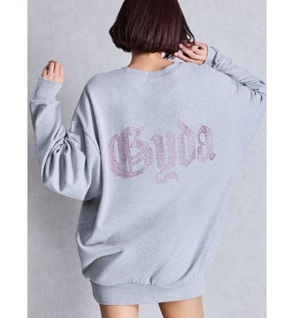 GYDA「GG BACK bijouプルオーバー」|Tシャツ・カットソー|グレー