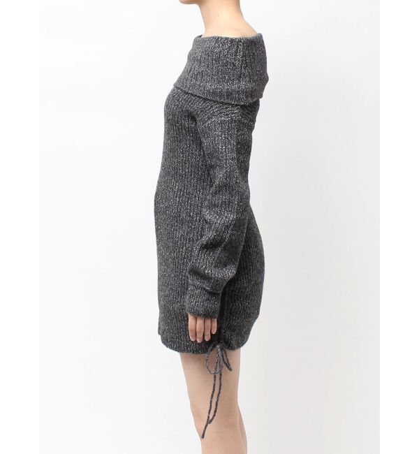 GYDA「2WAYオフショルラメニットチュニック」|チュニック|