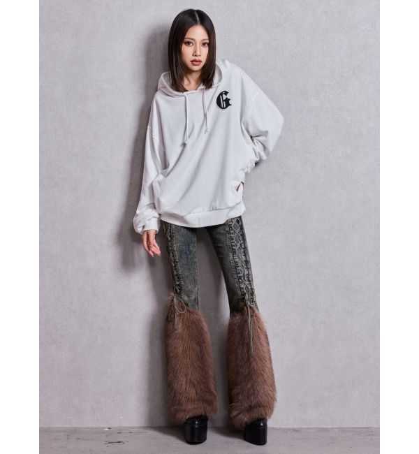 GYDA「COUCH SURFING GYDALMATIANスウェットパーカー」|パーカー|