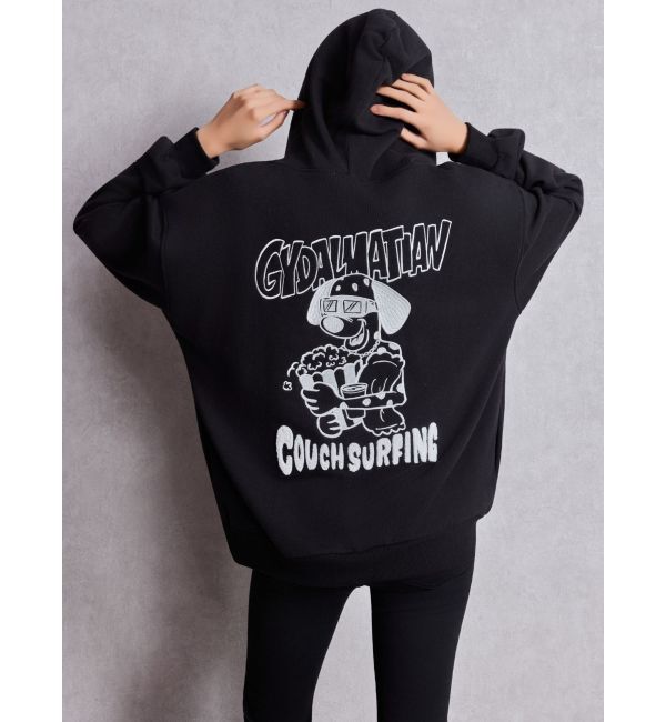 GYDA「COUCH SURFING GYDALMATIANスウェットパーカー」|パーカー|