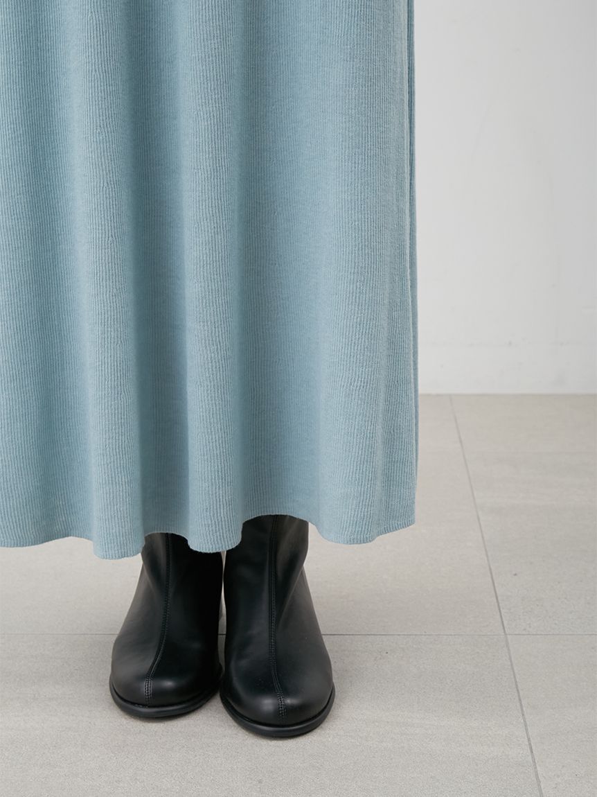 Mila Owen「【セットアイテム】2wayスヌードオフショルリブニットワンピース」|ワンピース|